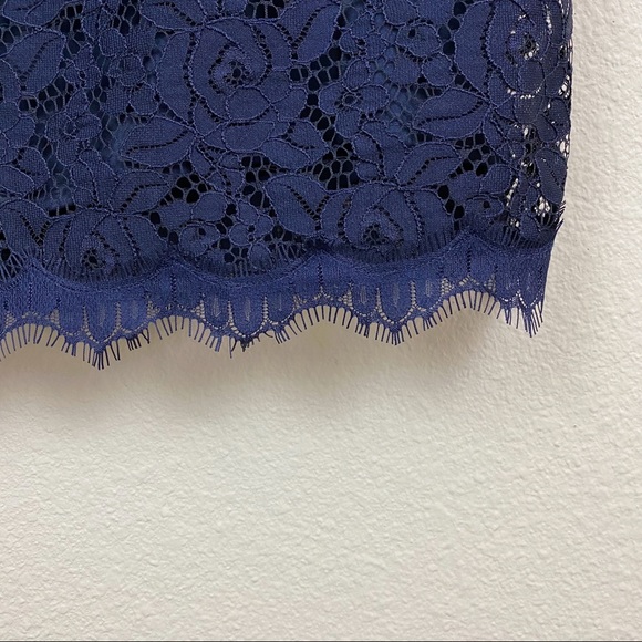 Diane Von Furstenberg Ainsley Blue Lace Dress - Picture 8 of 13